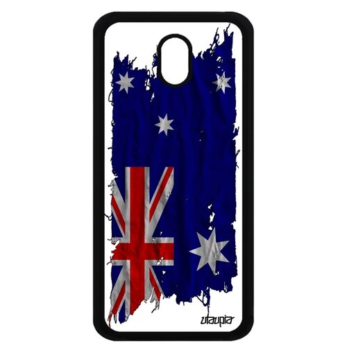 фото Чехол на смартфон samsung galaxy j5 2017, "флаг австралии на ткани" страна государственный utaupia