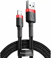Baseus cafule Cable USB For lightning 2.4A 1M Red+Black
