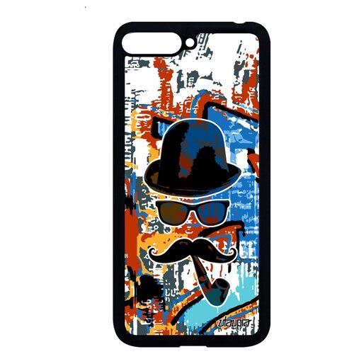 фото Чехол на телефон huawei y6 2018, "мистер усы" чаплин чарли utaupia