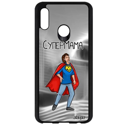 фото Чехол для huawei p smart 2019, "супермама" герой комикс utaupia