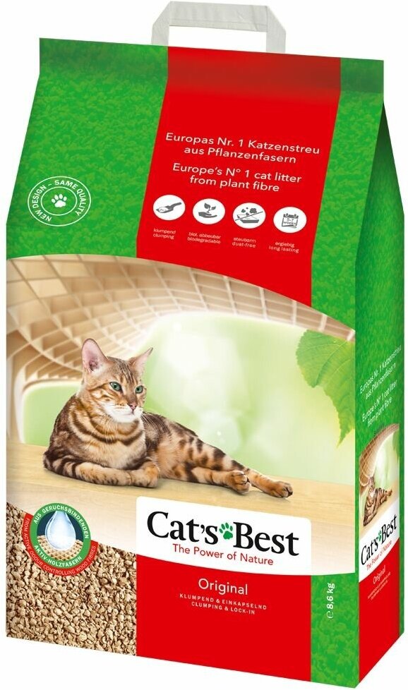 Cat`s Best Наполнитель Cat's Best Original 20 л