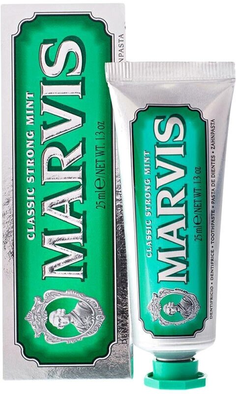 Зубная паста Marvis Classic Strong Mint Классическая мята 25 мл