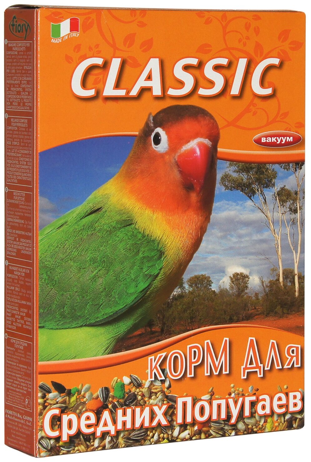 FIORY корм для средних попугаев Classic 400 г