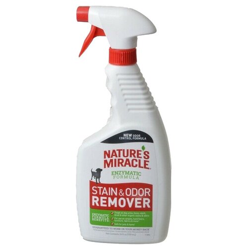 Спрей Nature's Miracle Nature's Miracle Dog Stain & Odor Remover Уничтожитель пятен и запахов от собак , 709 мл , 500 г