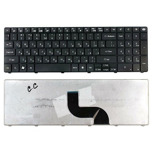 Клавиатура для ноутбука Packard Bell TM81 TM86 TM87 TM89 TM94 TM82 TX86/NV50 черная