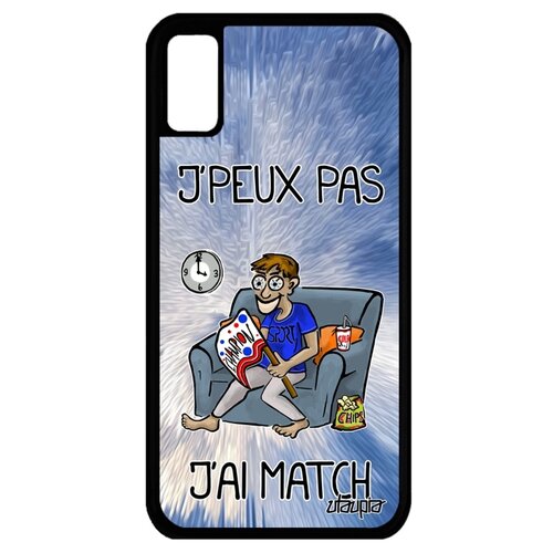 фото Чехол на смартфон iphone xs, "не могу - у меня матч!" пародия повод utaupia