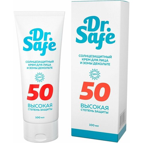 Dr.Safe / Крем для лица DR.Safe Солнцезащитный SPF 50 100мл 2 шт