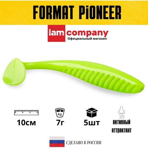 Силиконовая приманка FORMAT PIONEER 100 mm цвет F19 (5 шт)