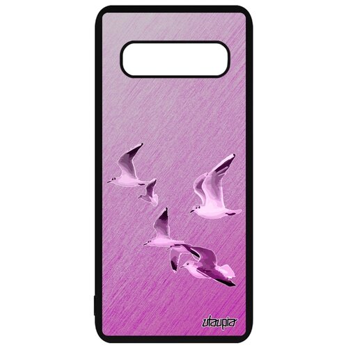 фото Чехол для мобильного galaxy s10 plus, "чайки" птицы буревестник utaupia