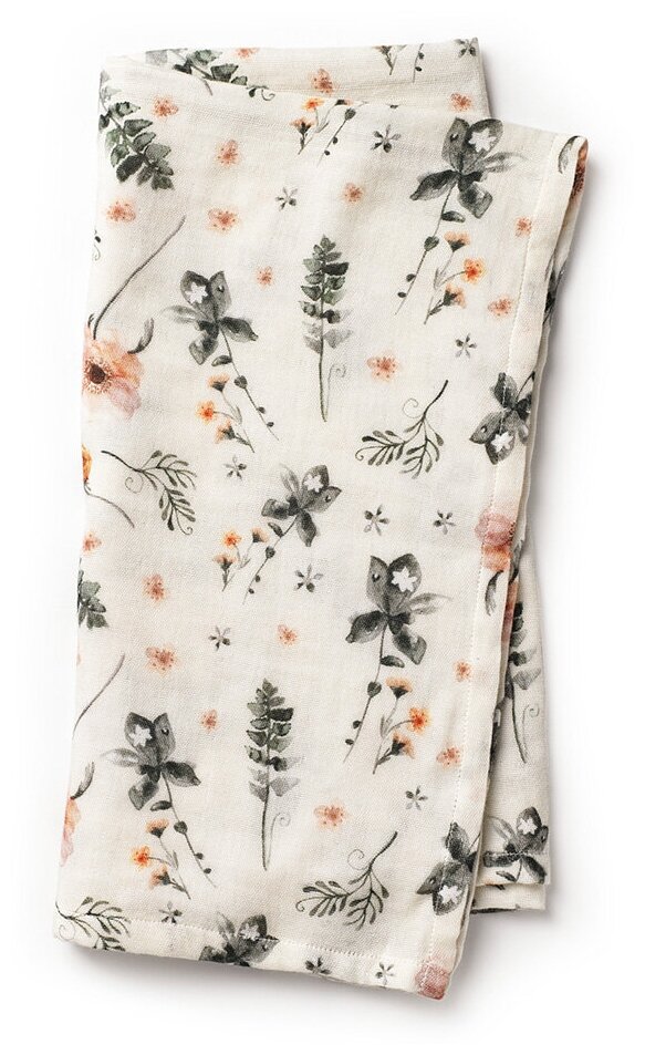 Elodie Муслиновый плед-пеленка Meadow Blossom, 80х80 см