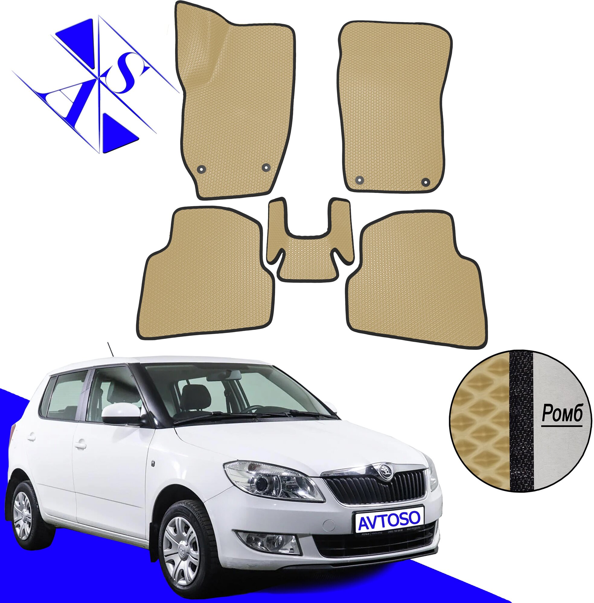 Skoda Fabia 2 (MK2) Шкода Фабия МК2 2007-2014