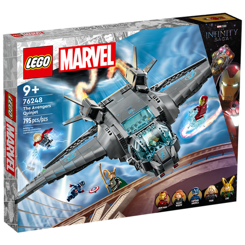 конструктор lego новогодний календарь мстители 76196 Конструктор LEGO Marvel Avengers 76248 The Avengers quinjet, 795 дет.