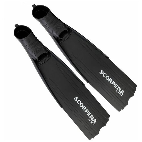 Ласты Scorpena X3 Soft, 42-44 лопасти пластиковые soft для ласт scorpena чёрный