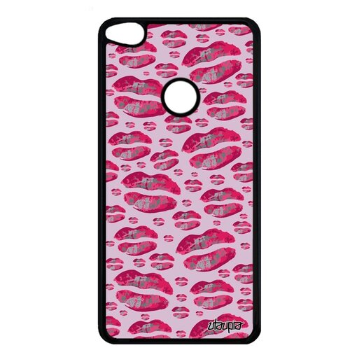 фото Чехол на p8 / p9 lite 2017, "губы" впечатление глянец utaupia