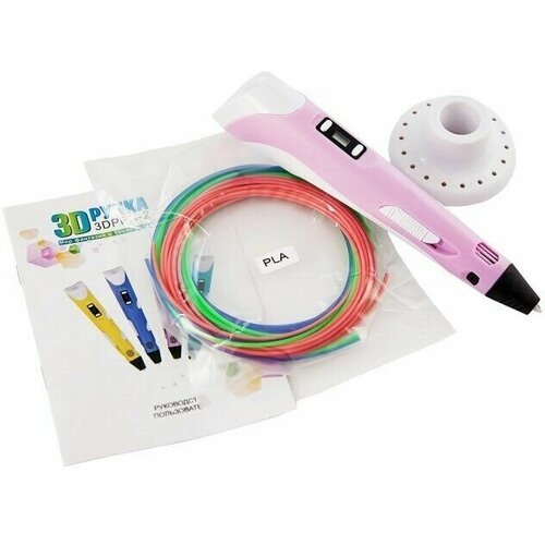 3D-PEN BIG MIX,3Д ручка розовая, набор для творчества, с дисплеем, для девочек и мальчиков