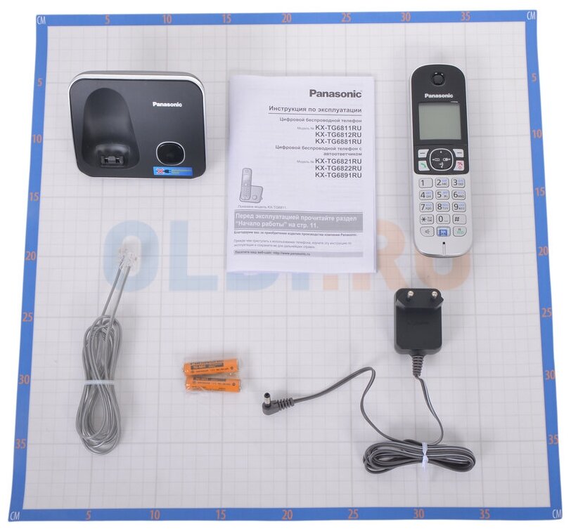 Panasonic KX-TG6811RUB (Беспроводной телефон DECT) - фотография № 10