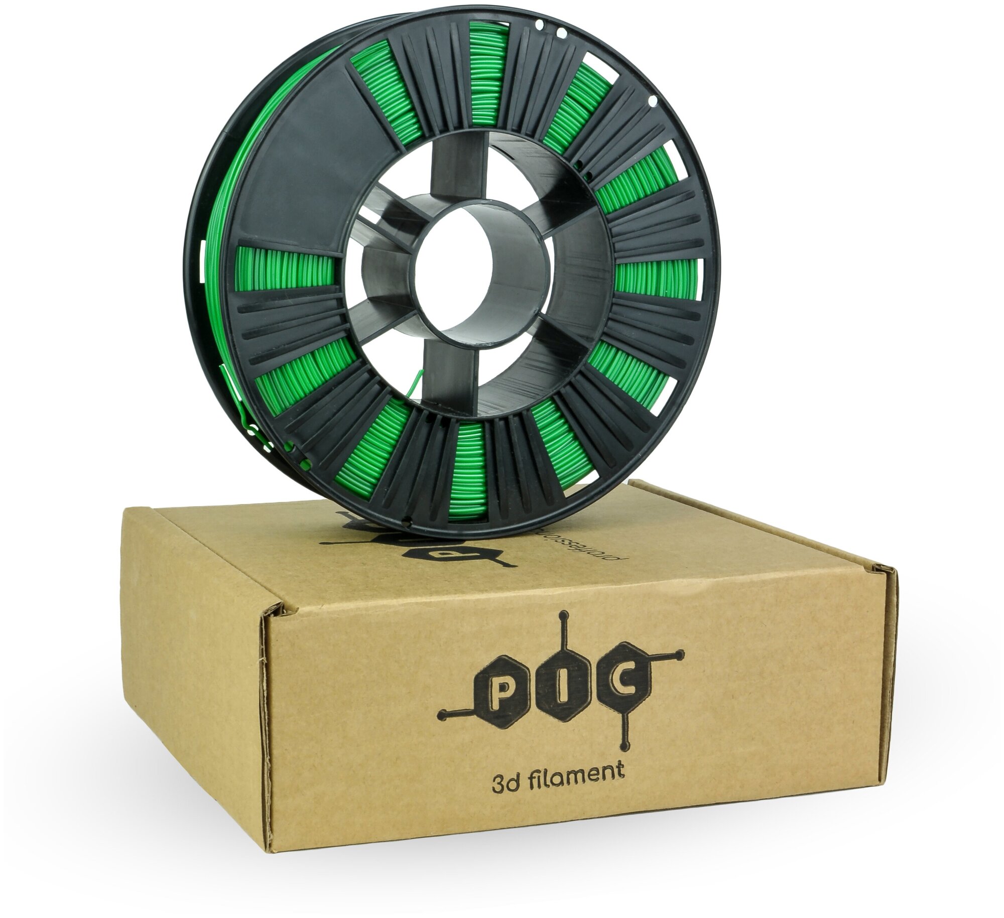 PETG пластик для 3d печати PIC, зеленый, 1кг