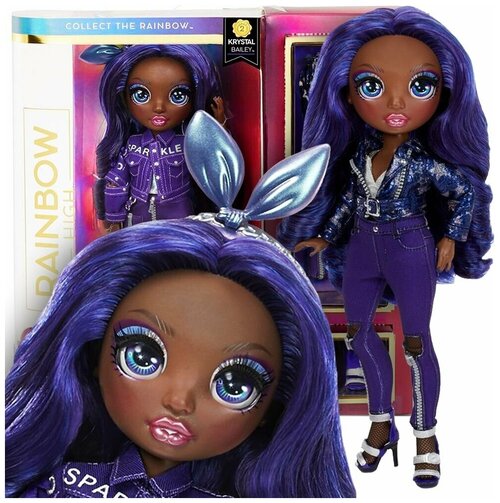 Rainbow_High MGA Entertainment Кристал Бэйли 2 серия (Rainbow High Krystal Bailey Fashion Doll)