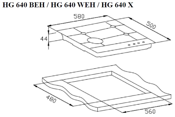 Газовая варочная панель Weissgauff HG 640 WEH, белый - фотография № 6