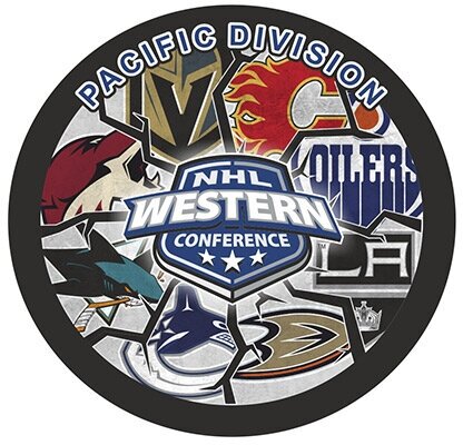 Шайба Rubena НХЛ Pacific division 1-ст.