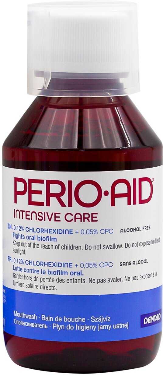 Ополаскиватель для полости рта Perio-Aid Intensive Care с хлоргексидином 500 мл DENTAID S.L. - фото №6