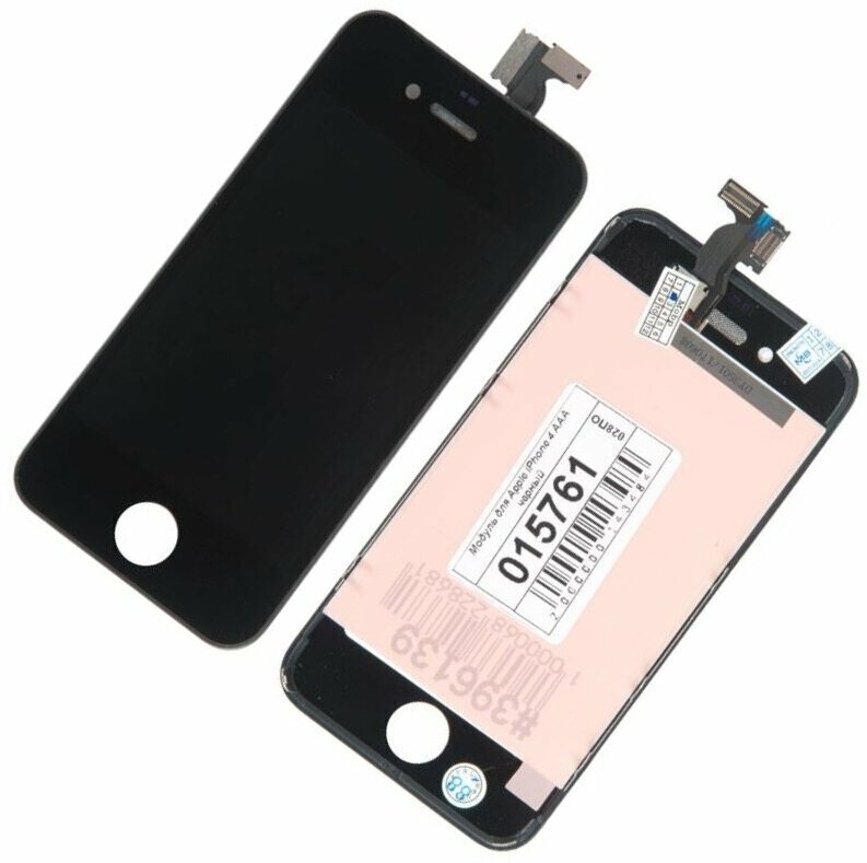 Display / Дисплей для Apple iPhone 4 в сборе с тачскрином (AAA) черный