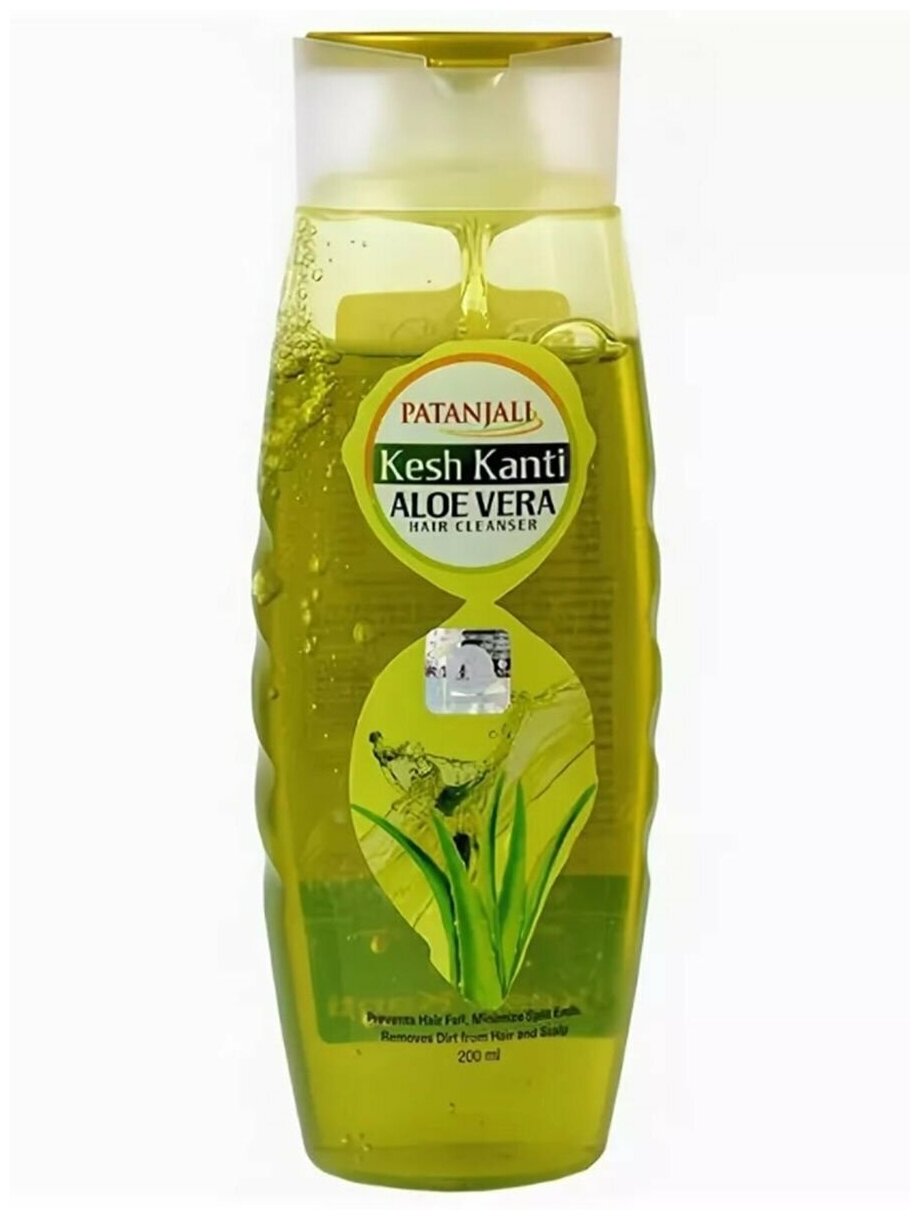 Шампунь Патанджали Кеш Канти Алое Вера (Patanjali Kesh Kanti ALOE VERA) против выпадения и секущихся кончиков, 200 мл