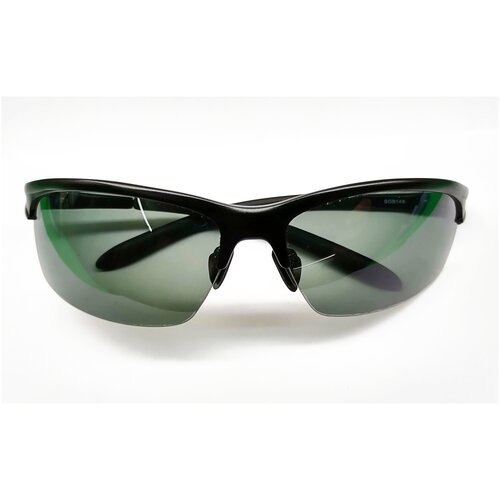 очки горнолыжные hx05 черная оправа линза мультицвет Солнцезащитные очки , черный, зеленый
