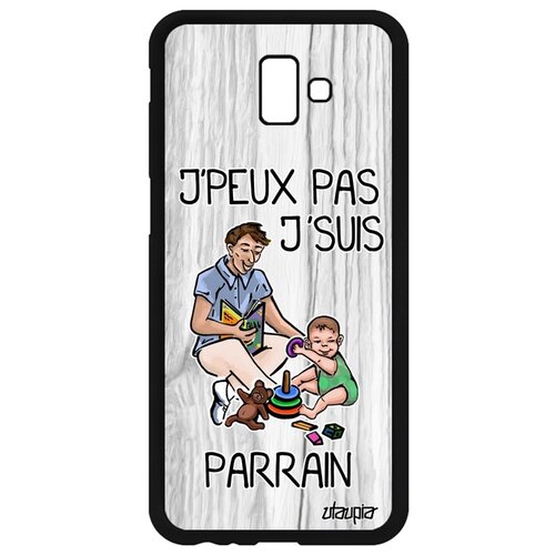 фото Чехол на смартфон samsung galaxy j6 plus 2018, "не могу - стал крестным!" комикс карикатура utaupia