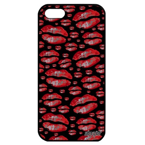 фото Чехол на смартфон iphone 5 5s se, "губы" поцелуй бомонд utaupia