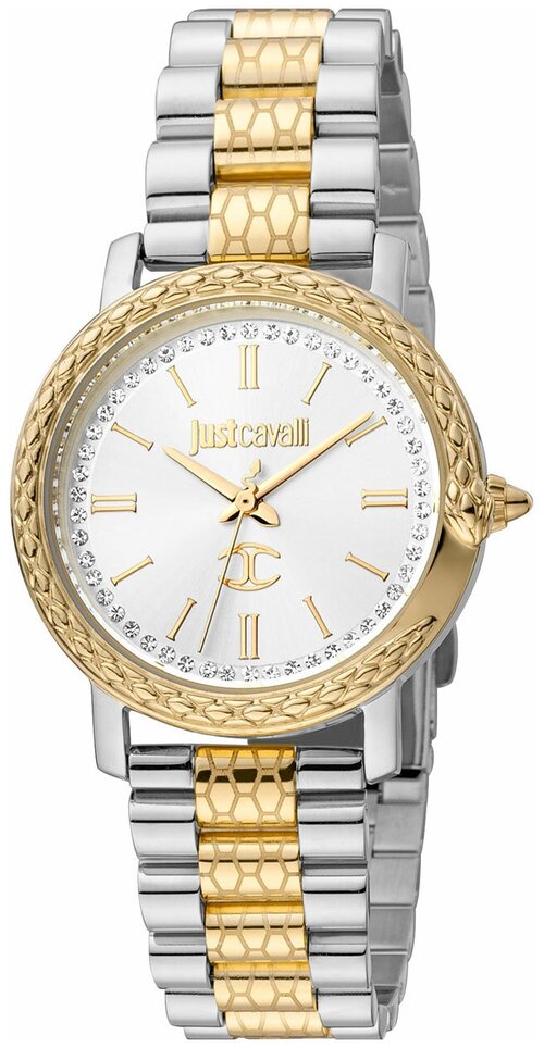 Наручные часы Just Cavalli JC1L212M0095, золотой, серебряный