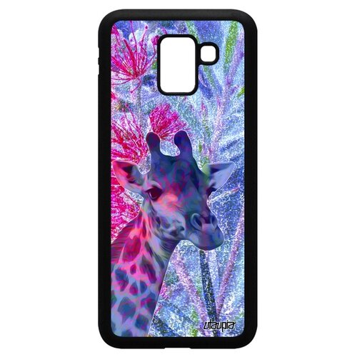 фото Чехол на мобильный galaxy j6 2018, "жираф" саванна африка utaupia