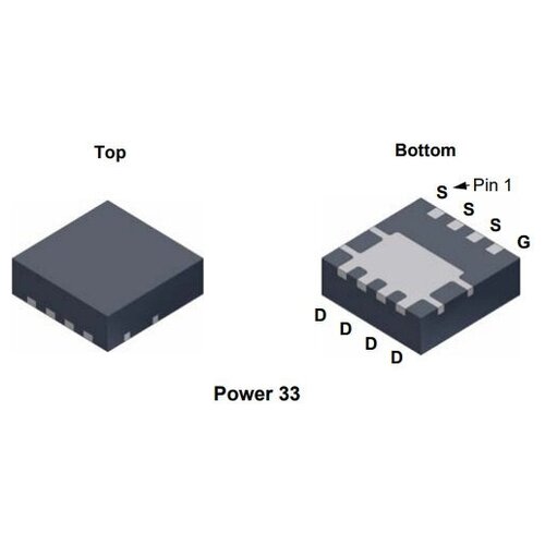 Микросхема FDMC8884 N-Channel MOSFET 30V 15A POWER33