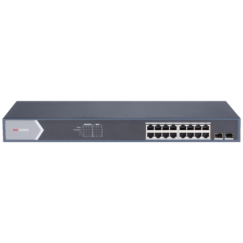 Коммутатор HIKVISION 16PORT 1000M POE DS-3E0518P-E/M, серый