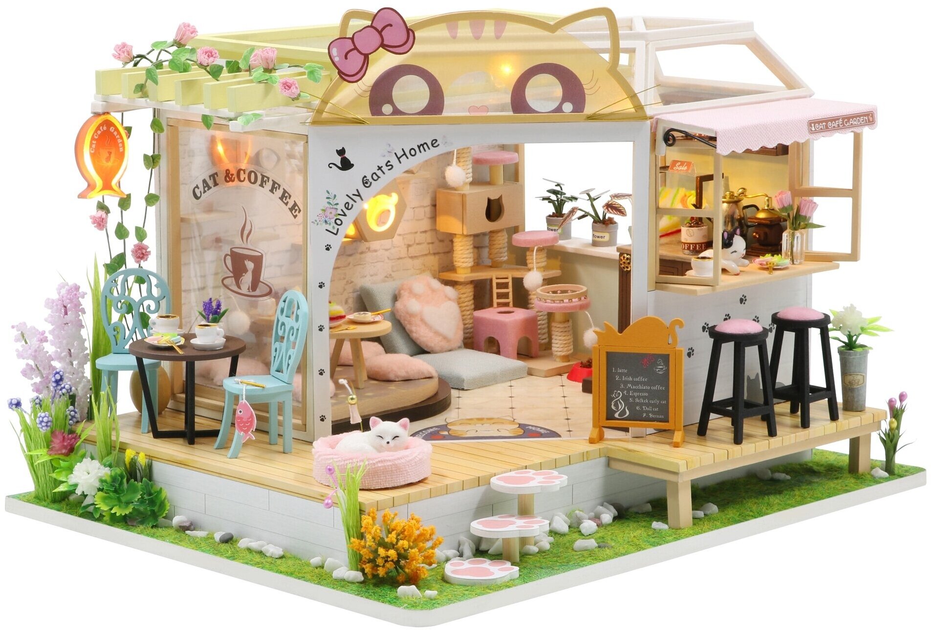 Румбокс Hobby Day / Diy House " Котокафе" M2111