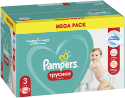 Pampers трусики Pants 3 (6-11 кг) 120 шт.