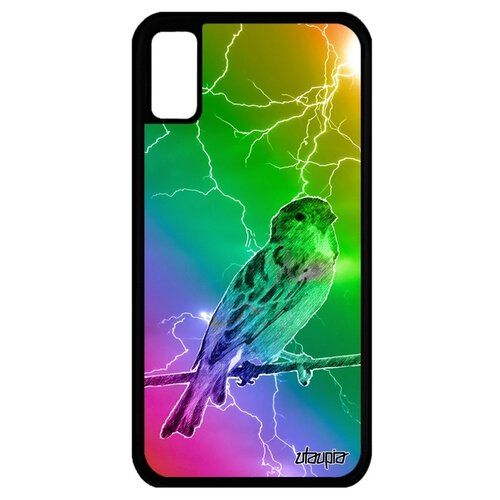 фото Чехол на apple iphone x, "воробей" птичка воробышек utaupia
