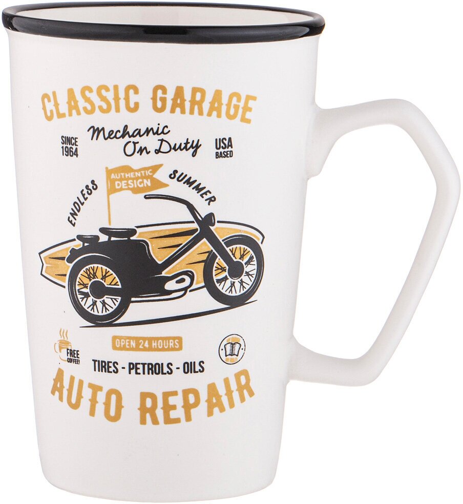 Кружка vintage garage 420 мл Lefard (176683)