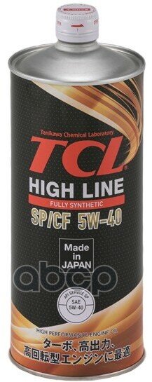 TCL Масло Моторное Tcl High Line, Fully Synth, Sp/Cf, 5W40, 1Л