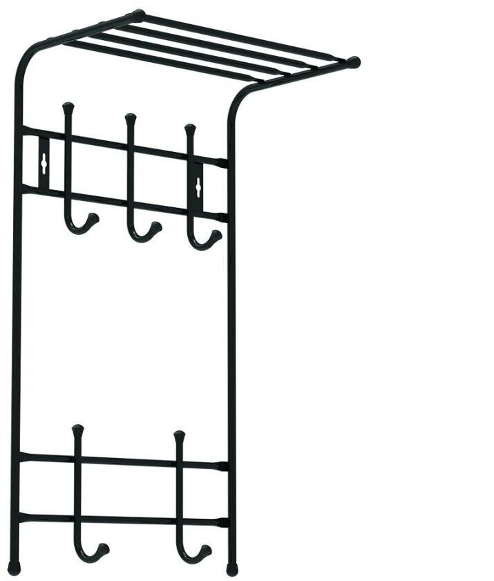 Вешалка настенная ВПТ5/Ч арт. ВПТ5/Ч 5 крючков (черный)