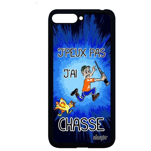 фото Чехол для смартфона huawei y6 2018, "не могу - у меня охота!" шутка карикатура utaupia