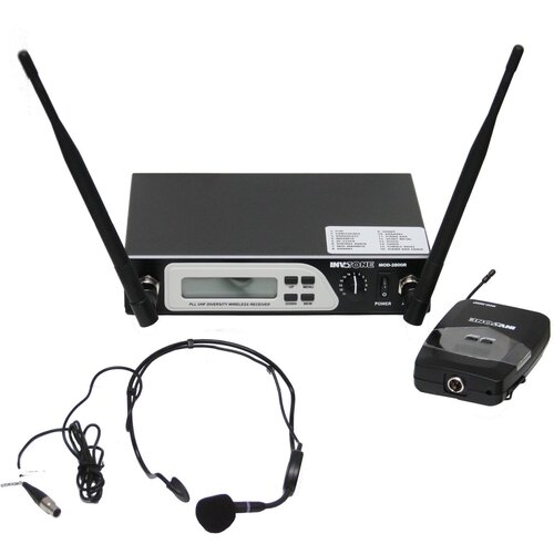 INVOTONE MOD2800HS двухантенная головная радиосистема с DSP, UHF 710-726 МГц, с/ш >90дБ