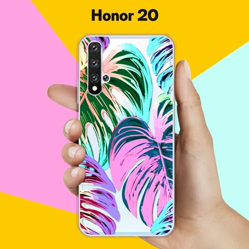 Силиконовый чехол на Honor 20 Яркая пальма / для Хонор 20 силиконовый чехол пальма на honor 20 pro