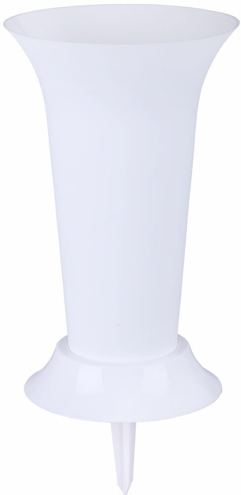 Ваза напольная с колышком для живых и искусственных цветов под срезку 190*410мм, Белый