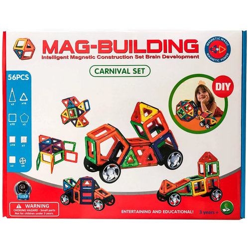 Конструктор Mag-Building Carnival GB-W56 магнитный конструктор mag building 28 предметов