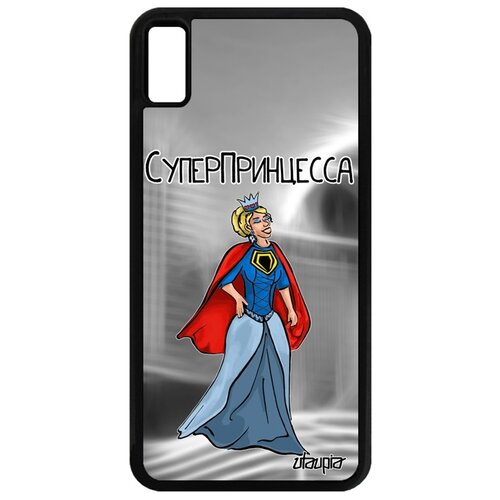 фото Чехол на мобильный iphone xs max, "суперпринцесса" рисунок веселый utaupia