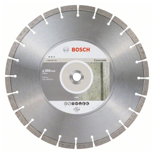 фото Алмазный диск по бетону expert for concrete 400x20x3,2×12 мм bosch 2608603761