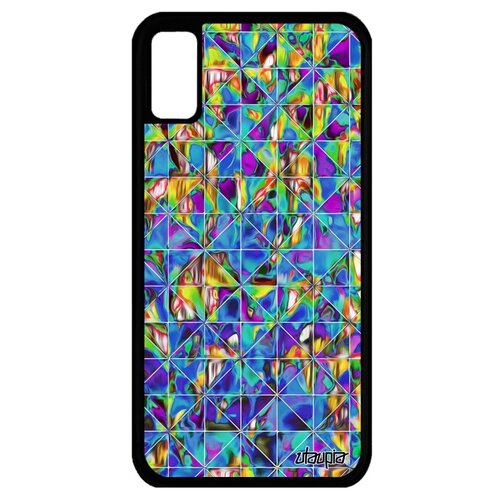 фото Чехол для телефонов apple iphone xs, "плиточный мотив" ромб узор utaupia