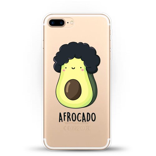 фото Силиконовый чехол афрокадо на apple iphone 7 plus andy & paul