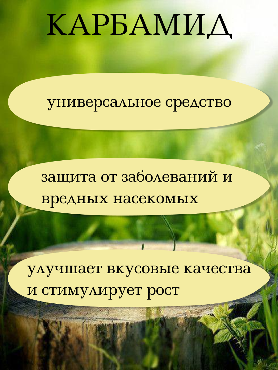 Удобрение Карбамид, 0,9 кг. - 1 упаковка, 2 упаковки, Буйские удобрения - фотография № 4